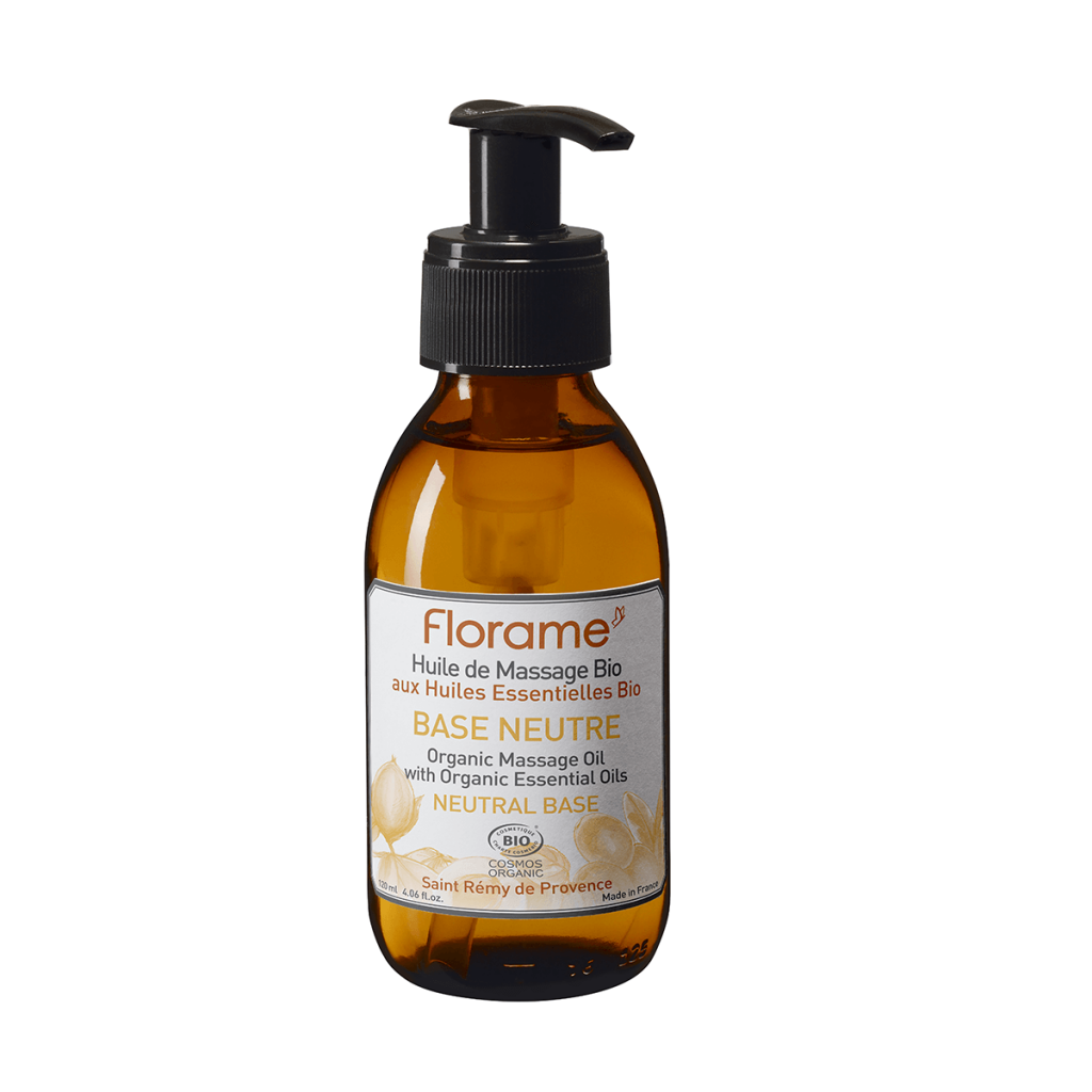 Florame Neutral Base Massage Oil, 120ml Raw Nature