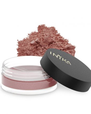INIKA Loose Mineral Blush 3.5g Blooming Nude With Product