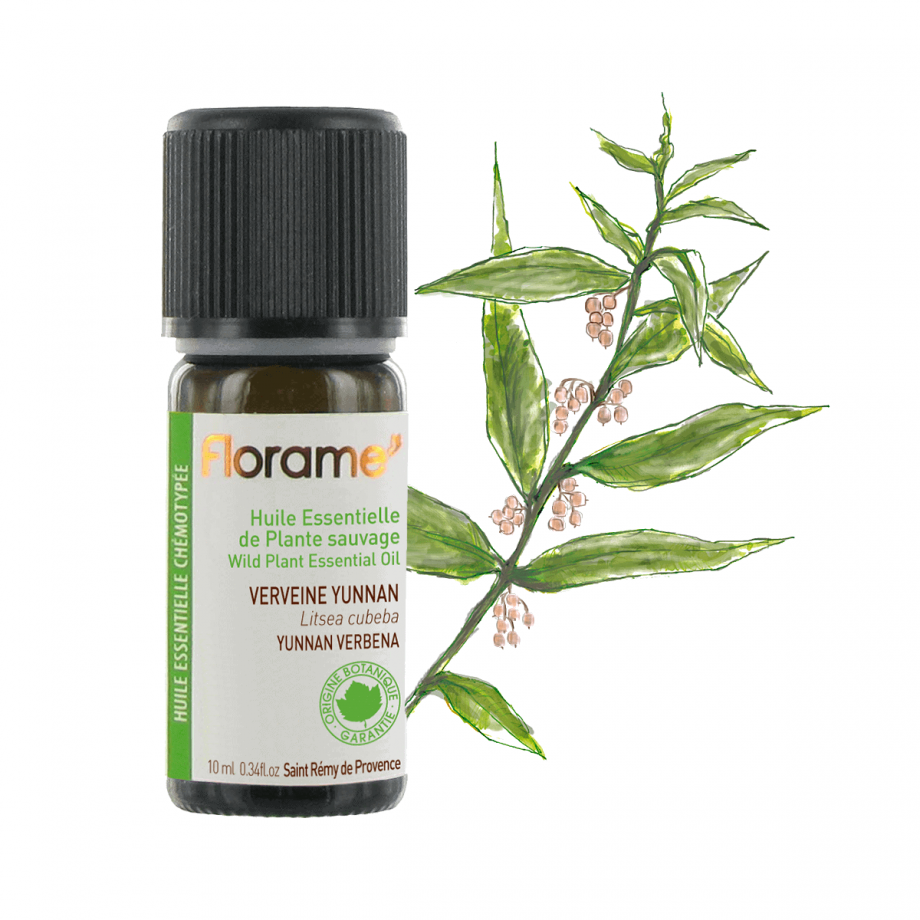 Florame Litsea Cubeba Yunnan Verbena ORG Essential Oil 10ml