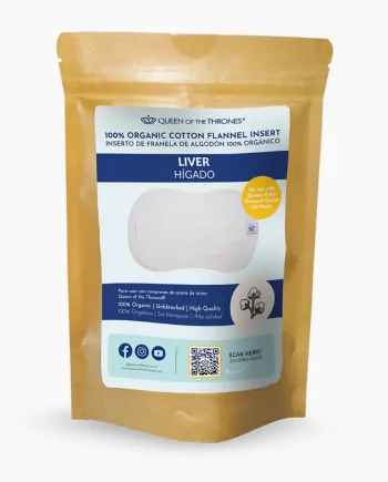 Castor Oil Pack Insert for Liver
