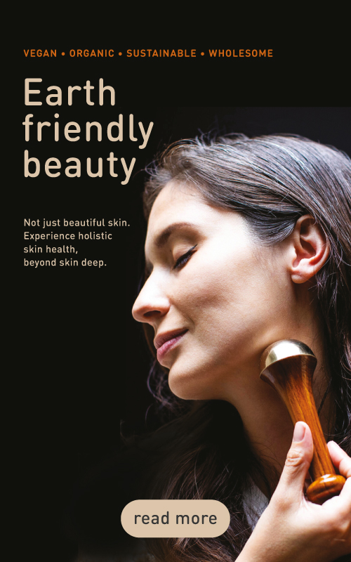 Earth friendly beauty feature banner mobile Earth friendly beauty feature banner mobile